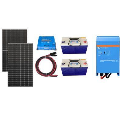 Panele Fotofoltaike per Kamper Set+