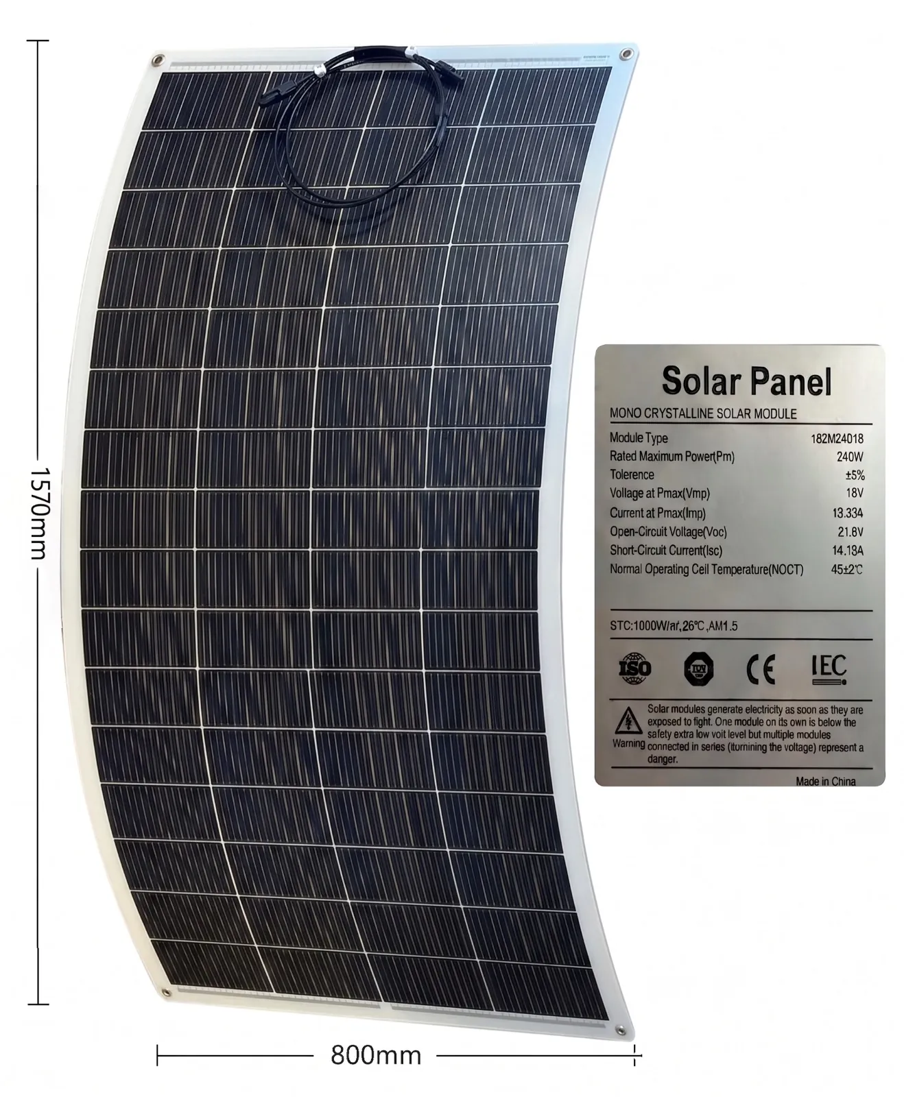Panel Fleksibel 240w